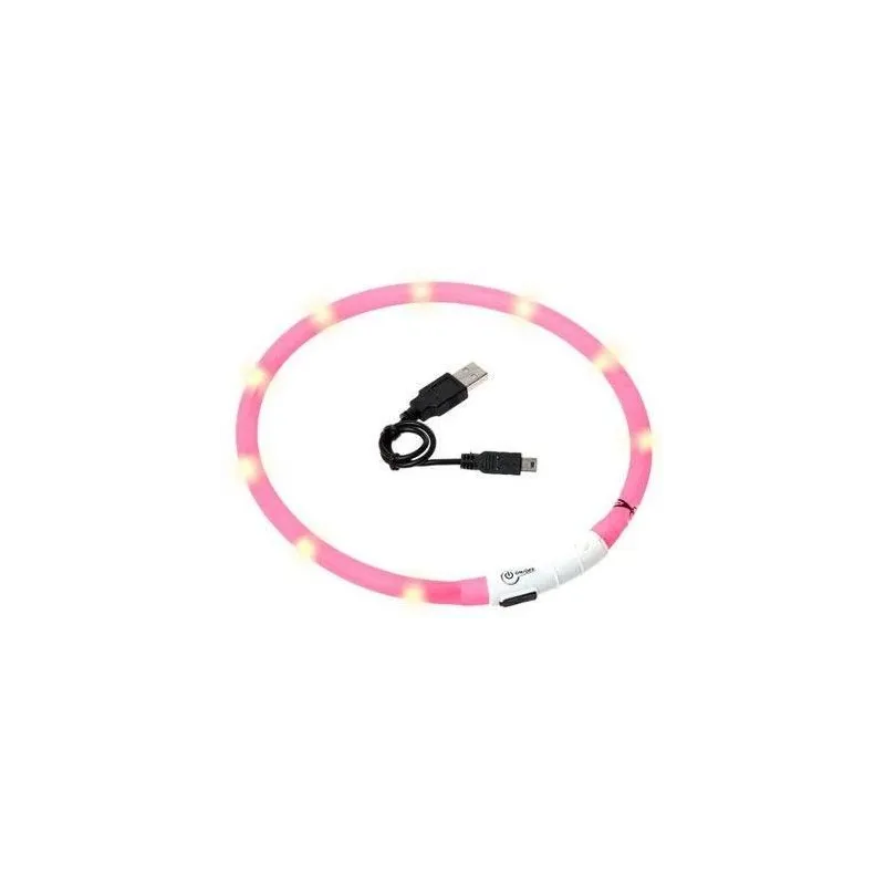 Antkaklis šunims Karlie Flamingo, rožinė sp., 700 mm x 16 mm