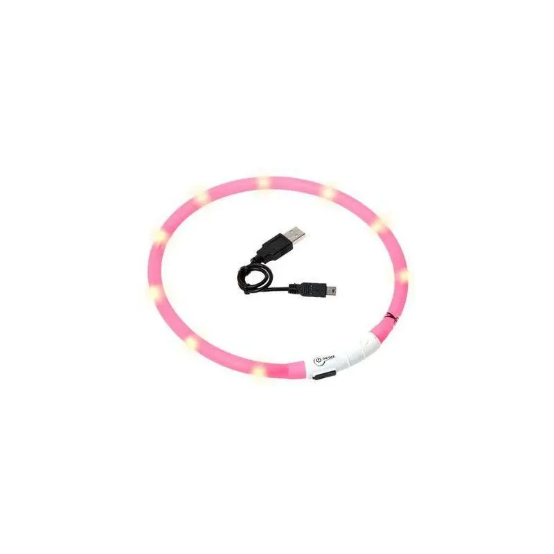 Antkaklis šunims Karlie Flamingo, rožinė sp., 700 mm x 16 mm