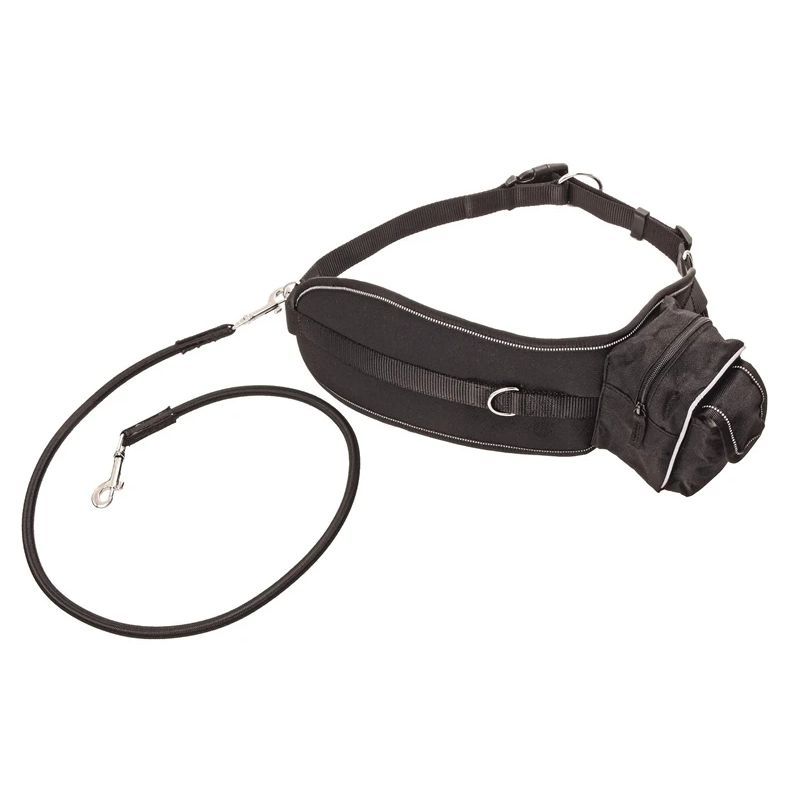 Pavada skrieš. karlie 65-120cm melna