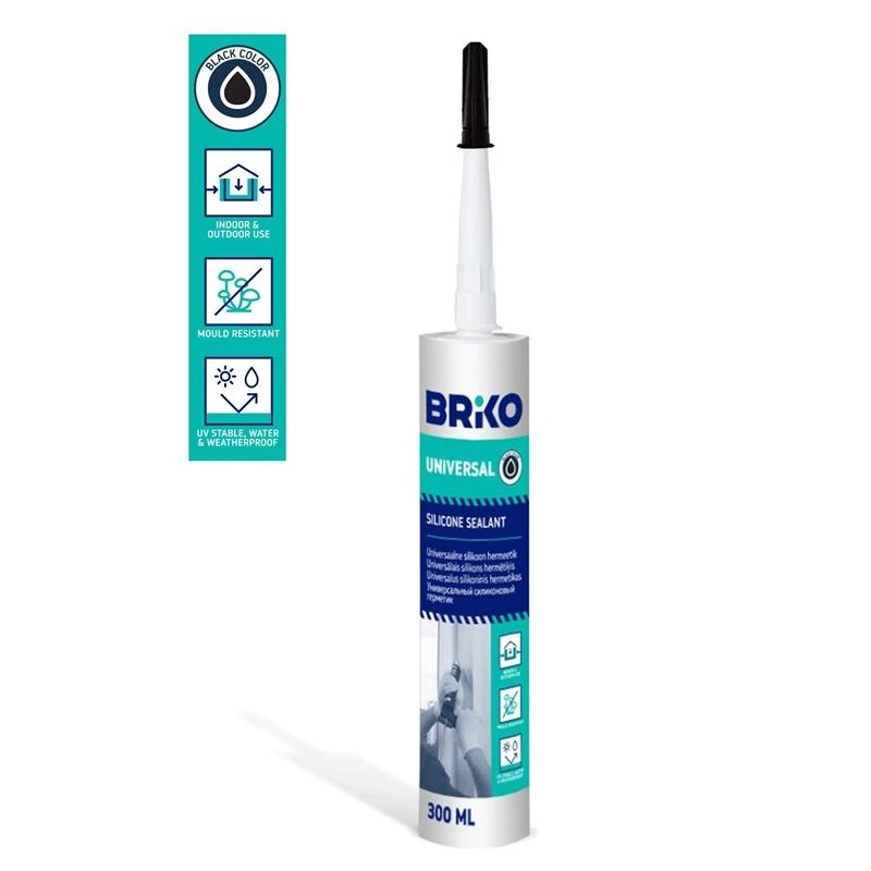 Universāls hermētiķis Briko. 0.3 l. melna