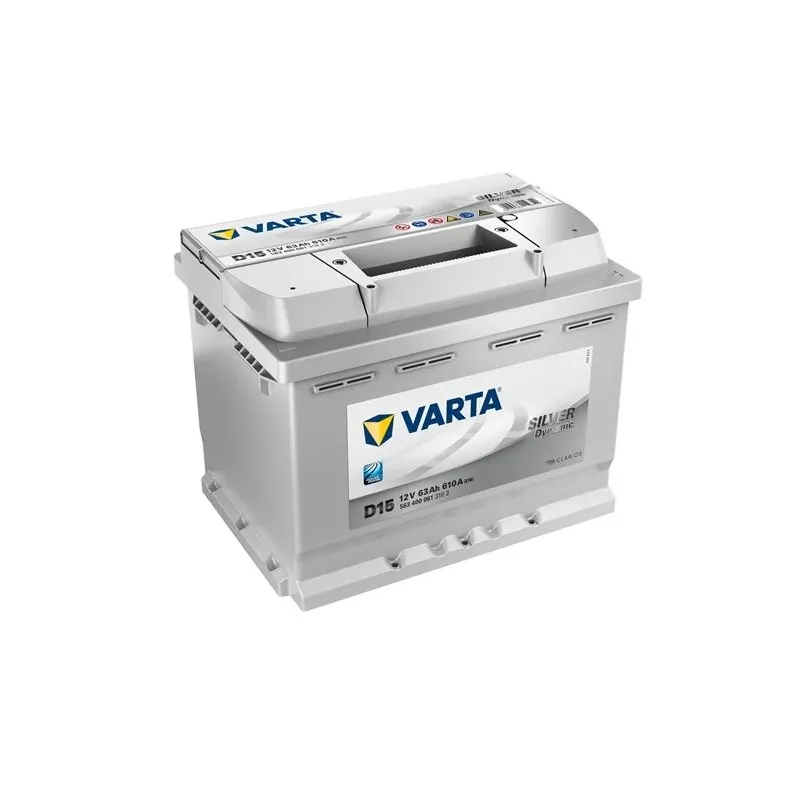 Akumulators Varta SLI D15, 12 V, 63 Ah, 610 A