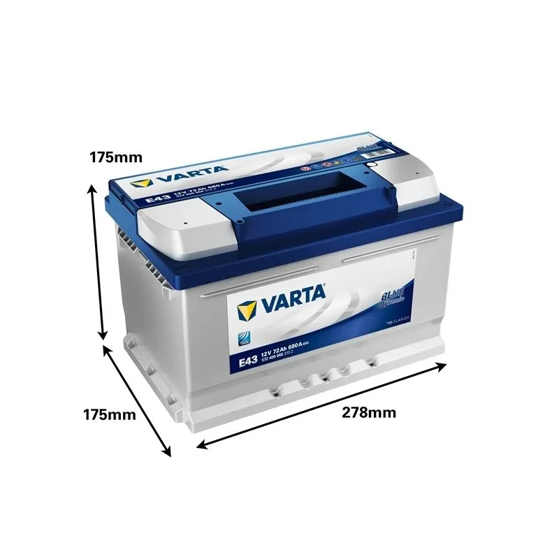 Akumulators varta bd 572409068 e43