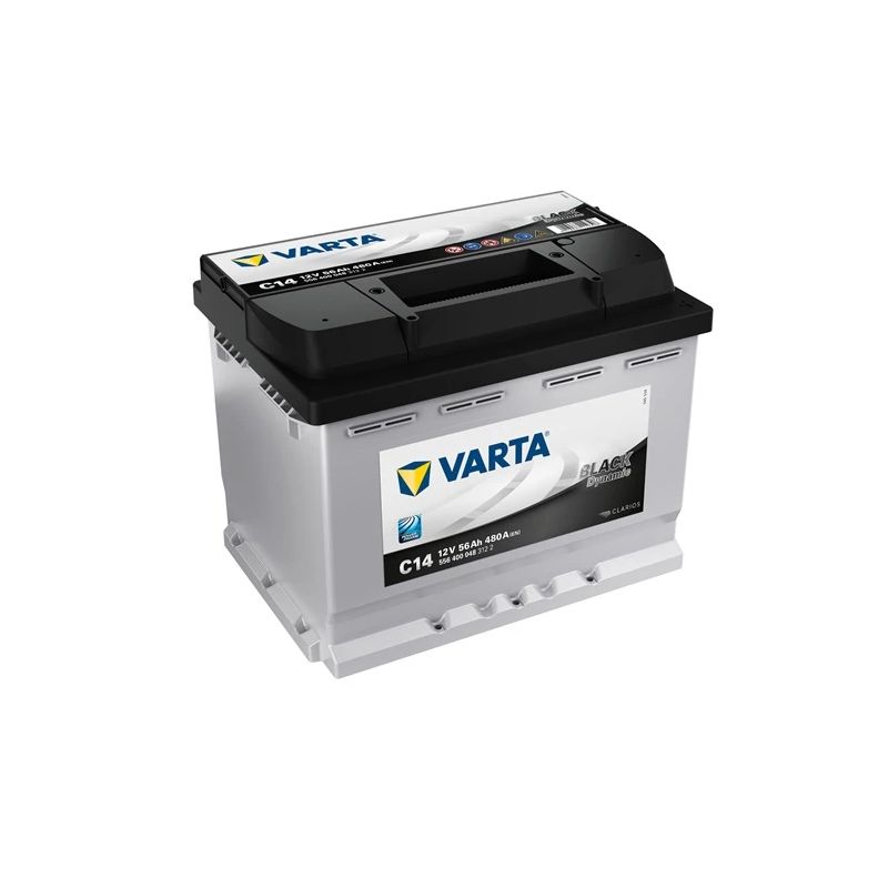 Akumulators 556400048 c14 56ah-480a en ,varta,