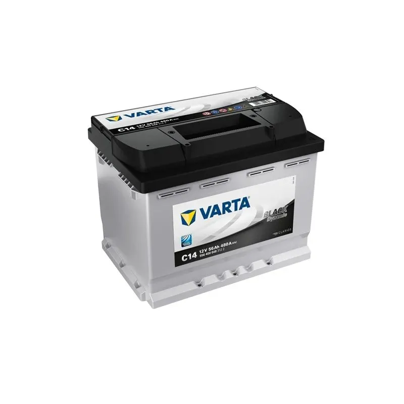 Akumulators 556400048 c14 56ah-480a en ,varta,