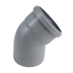 Soilochwaste bend 110x45 grey