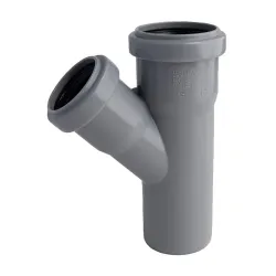 Kanalizācijas caurules trejgabals Magnaplast D40-50 mm. 45°