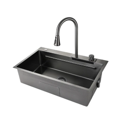 Sink with mixer and accessories acs6046