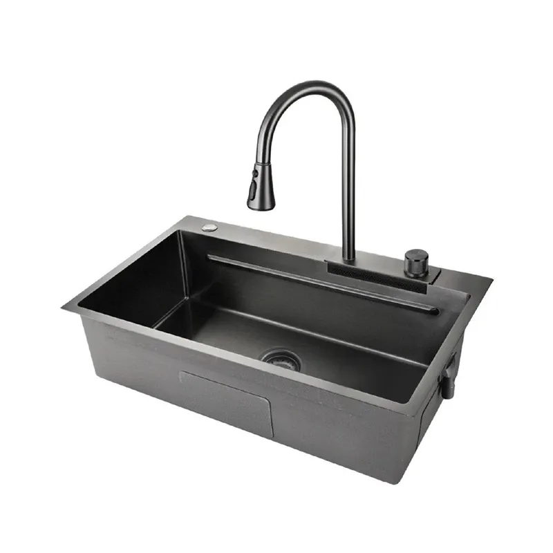 Köögivalamu koos kraaniga Masterjero ACS6046, roostevaba teras, 75 cm x 46 cm x 20 cm, roostevaba teras v.-hall v.