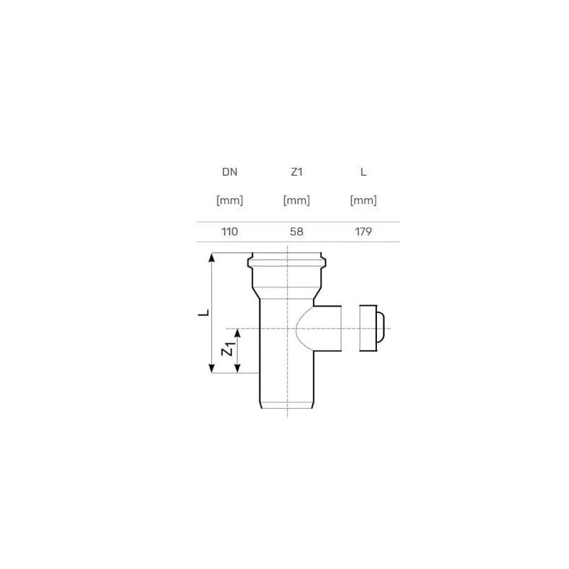 Revīzija ārēja D110 PVC ,Magnaplast,