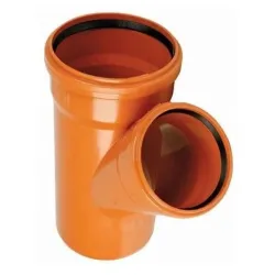 Тройник для уличной канализации Magnaplast, 160 мм x 160 мм, 45 град