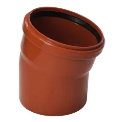 Lauko kanalizacijos alkūnė Magnaplast DIA 160 mm. 15°