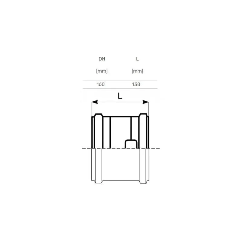 Remonta uzmavas āra kanalizācijai Magnaplast, 160 mm