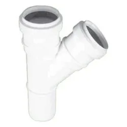 Тройник для внутренней канализации Magnaplast HTplus, 32 мм x 32 мм, 45 град