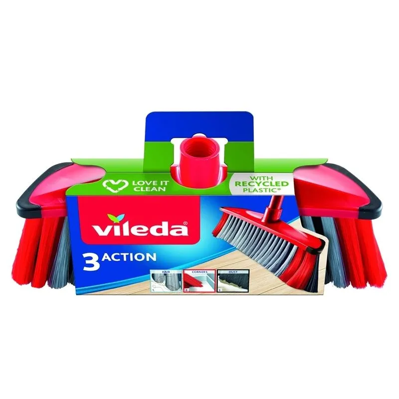 Grīdas slaucīšanas birste Vileda, sarkana
