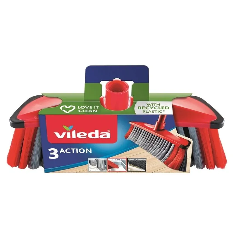 Grīdas slaucīšanas birste Vileda, sarkana