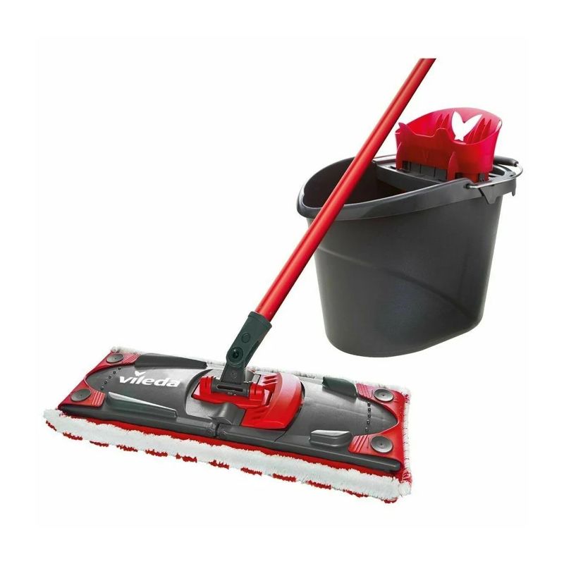 Vileda Ultramax Box grīdas mazgāšanas komplekts ,mops + spainis ar izspiestuvi,