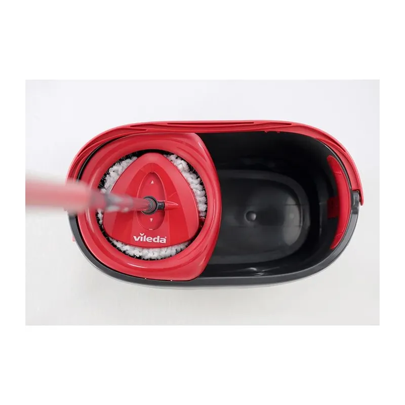 Набор для мытья полов Vileda Turbo VILE19411, белый цв.-черный цв.-красный цв., 6 л