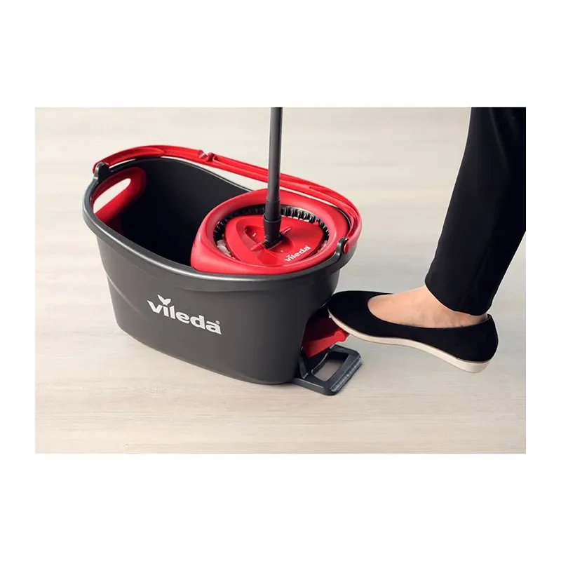 Набор для мытья полов Vileda Turbo VILE19411, белый цв.-черный цв.-красный цв., 6 л