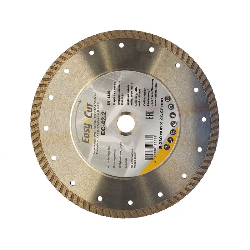 Griezējdisks dimanta turbo 125x2.2x22.23