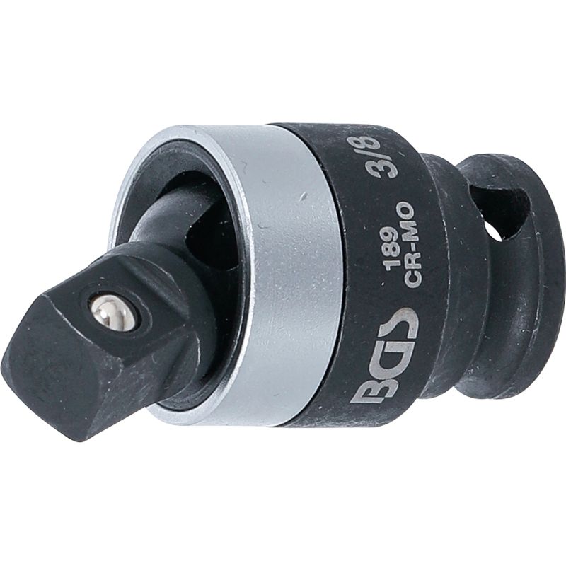 189 Adapteris šarnīrtipa triecien. melna 3-8 x 3-8 BGS