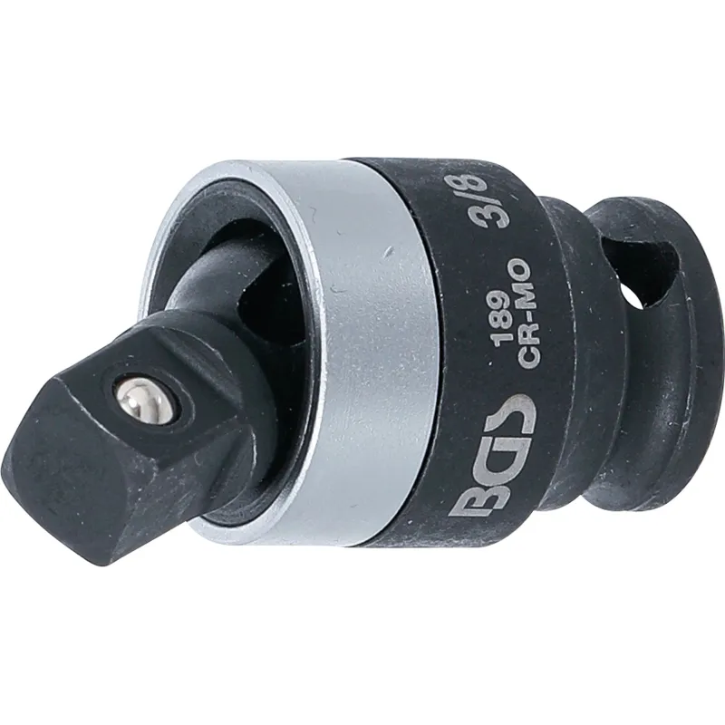 189 Adapteris šarnīrtipa triecien. melna 3-8 x 3-8 BGS