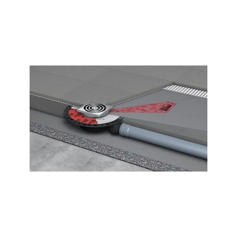 Notekas komplekts TECE S112 ar membrānas aizslēgu