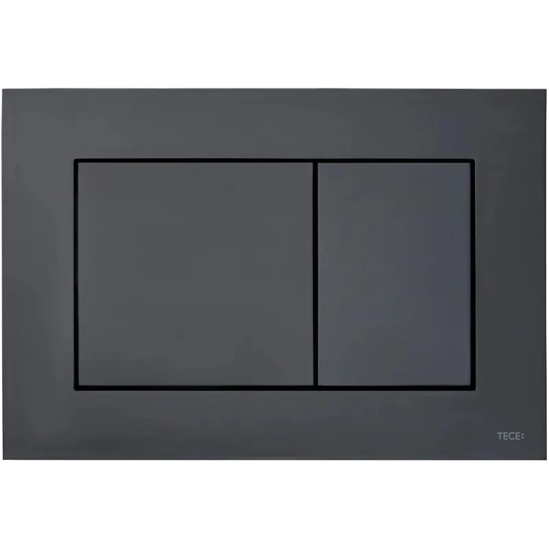 Ūdens nolaišanas poga Tece 9240407, melna krās.