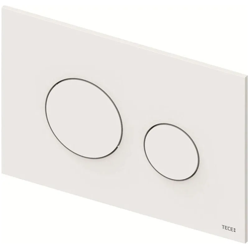 Ūdens nolaišanas poga Tece 9240920, balta krās.