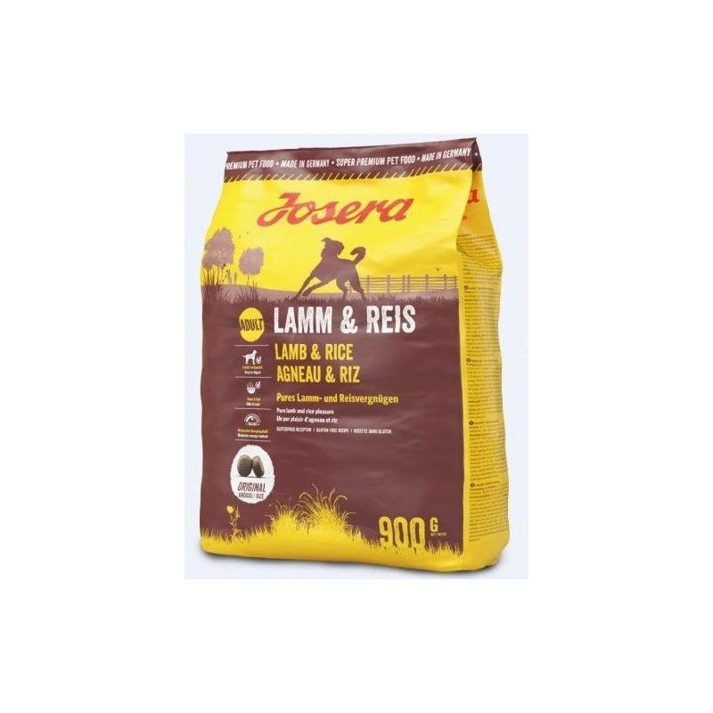 Sausā barība suņiem Josera Lamb & Rice, 900 g