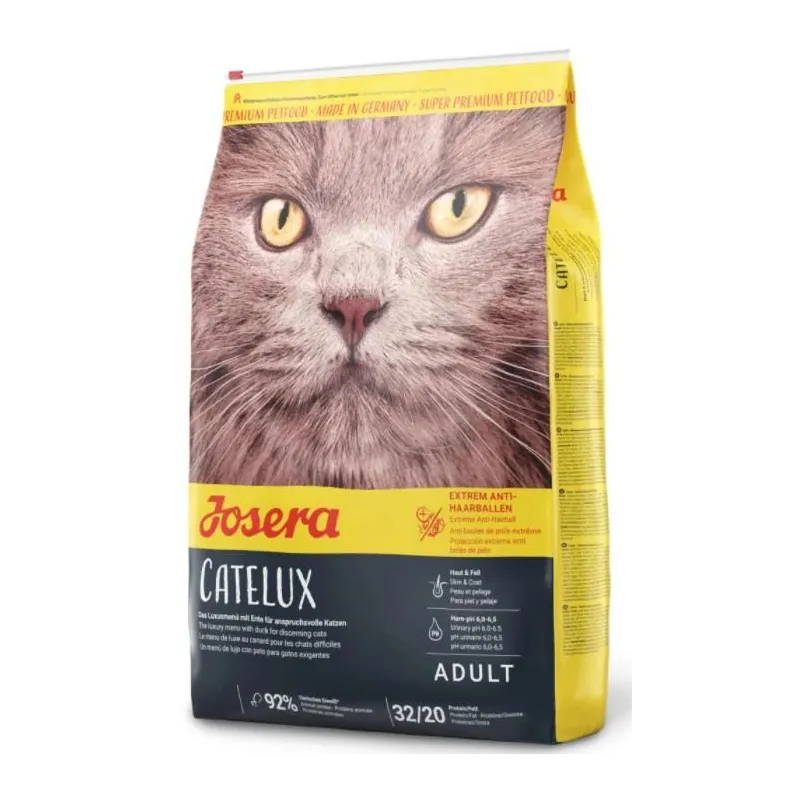 Sausā kaķu barība Josera Catelux, pīles gaļa-mājputnu gaļa, 2 kg