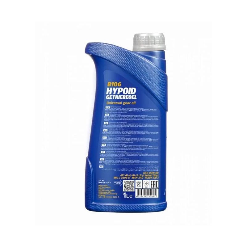 Eļļa transmisijas mannol gl-5 80w90 1l