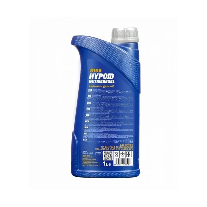 Transmisijas eļļa Mannol GL-5 80W - 90, minerālu, 1 l