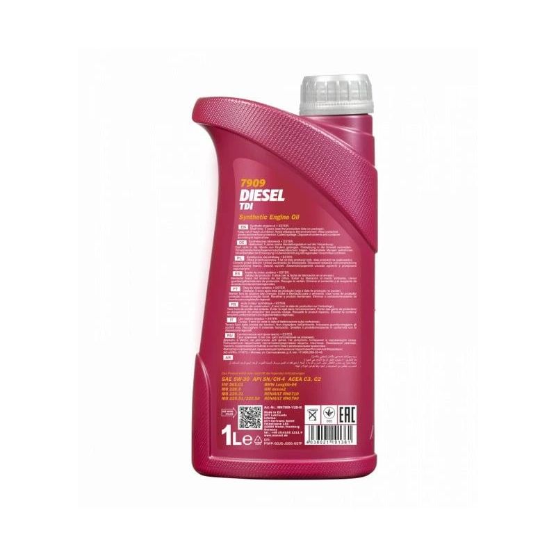Automobilio variklio tepalas Mannol Diesel TDI. 5W-30. 1 l