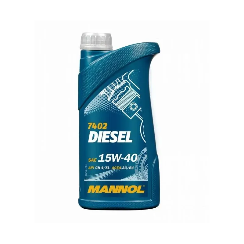 Motoreļļa Mannol Diesel 15W - 40, minerālu, 1 l
