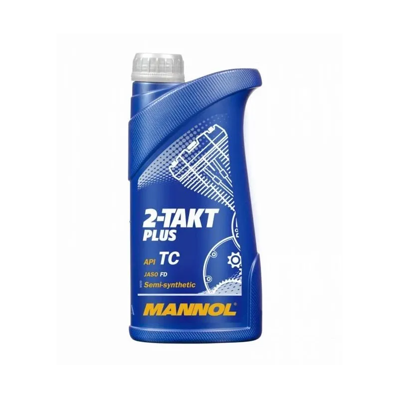 Motociklo variklio tepalas Mannol 2-Takt Plus, 1 l