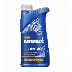 Pussintētiska motoreļļa Mannol Defender10W-40.1l