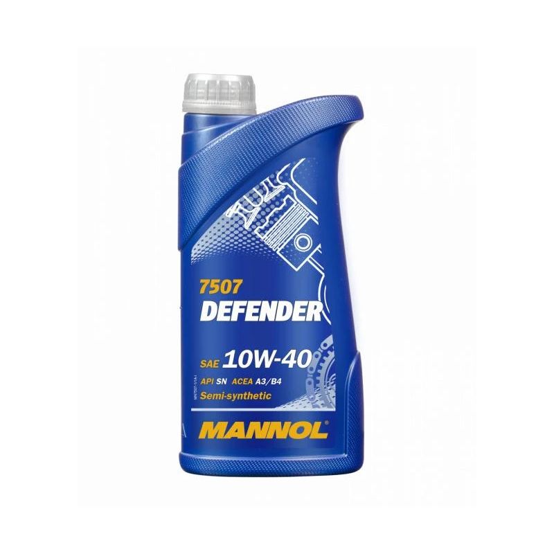 Automobilio variklio tepalas Mannol Defender. 10W-40. 1 l