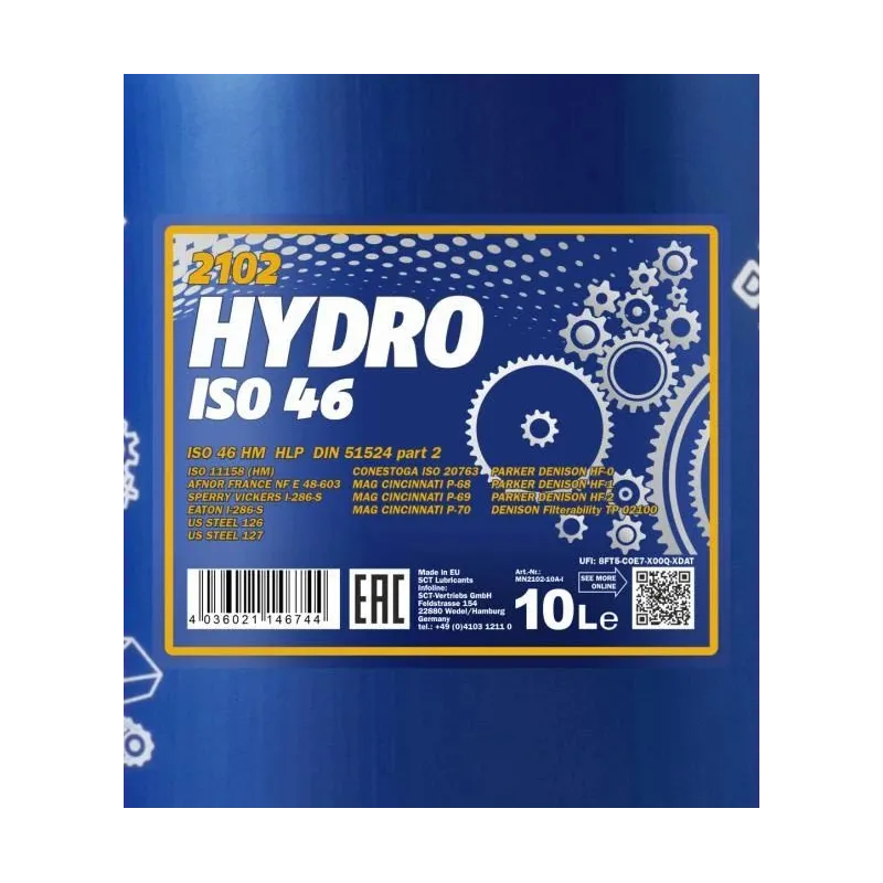 Eļļa Mannol, speciāliem mērķiem, 10 l