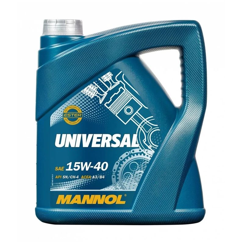 Automobilio variklio tepalas Mannol Universal. 15W-40. 5 l