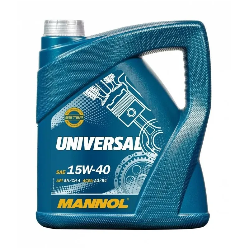 Motoreļļa Mannol Universal 15W - 40, minerālu, 5 l
