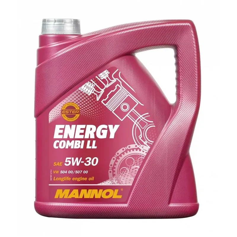 Motoreļļa Mannol Energy Combi LL 5W - 30, sintētiskais, 5 l