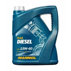 Variklių alyva Mannol Diesel 15W - 40, mineralinis, 5 l