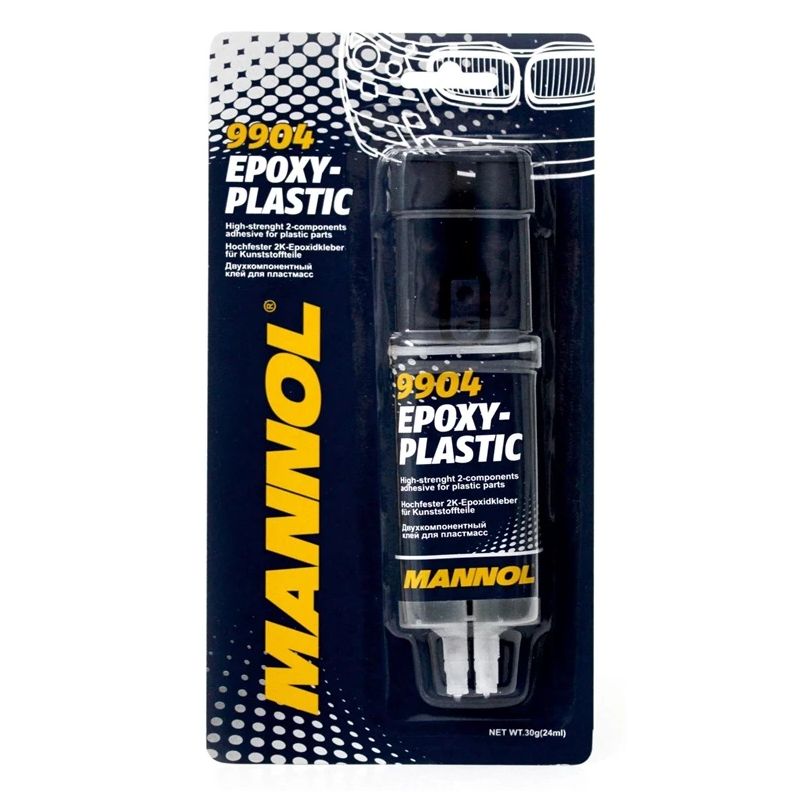 Mannol epoksīda plastmasas līme automašīnām. 30 ml