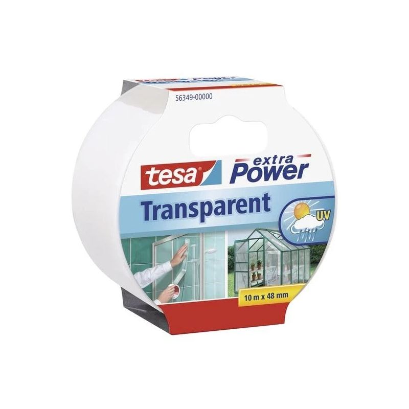 Līmlente plastmasai un stiklam. 10 m x 50 mm. caurspīdīga