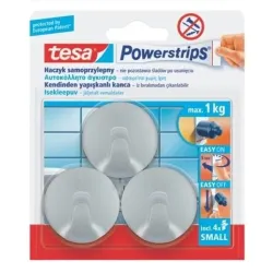 Крючок для одежды Tesa Powerstrips, хромовый цв.