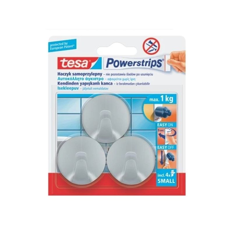 Āķi, apaļi, 57578 3X1 kg, hroms