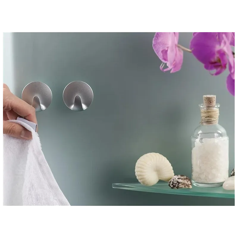 Drēbju āķis Tesa Powerstrips, hroma krās.