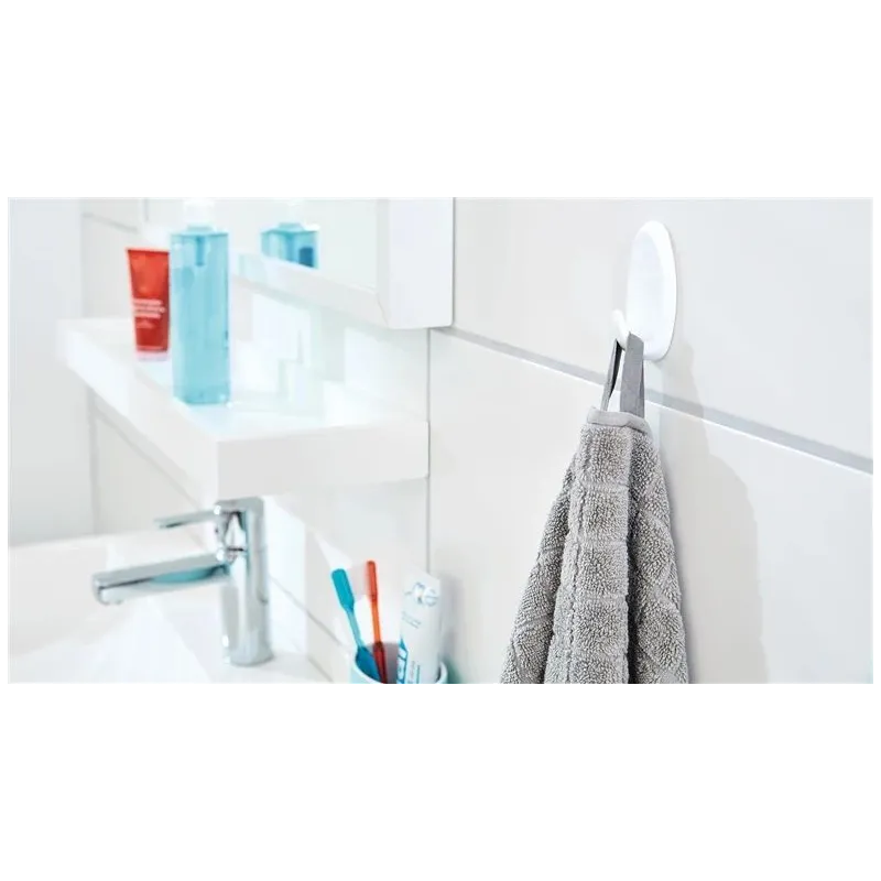 Kabliukas, 62 mm x 44 mm x 12 mm, balta sp.