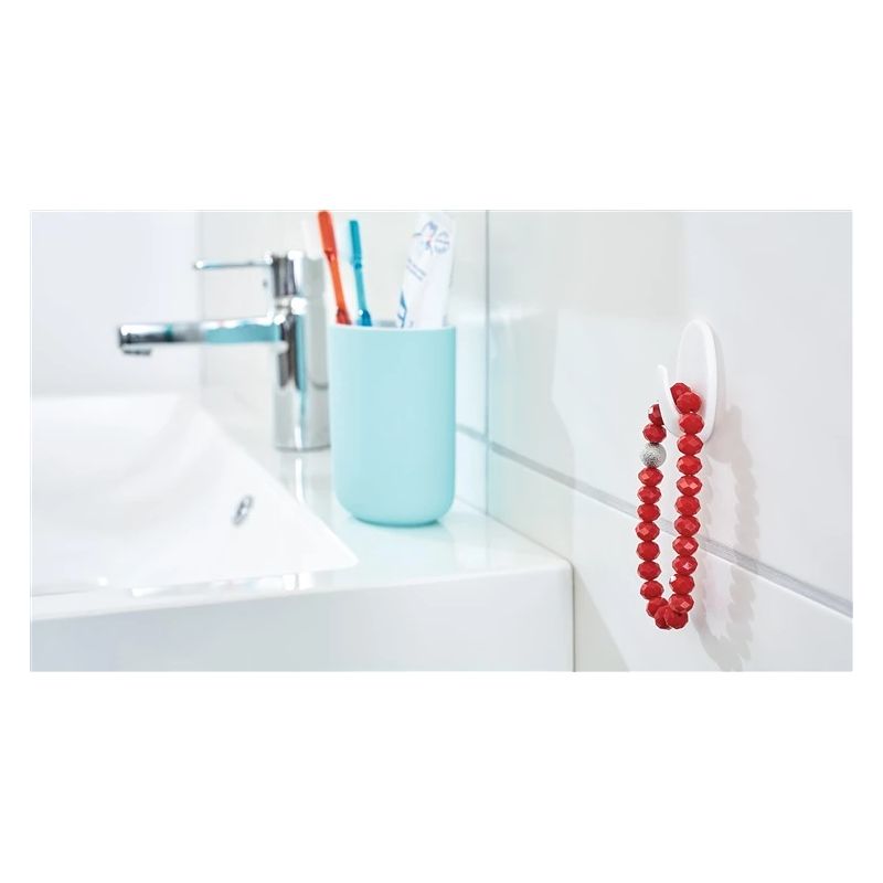 Āķis ovāls. mazs. balts. 3gab