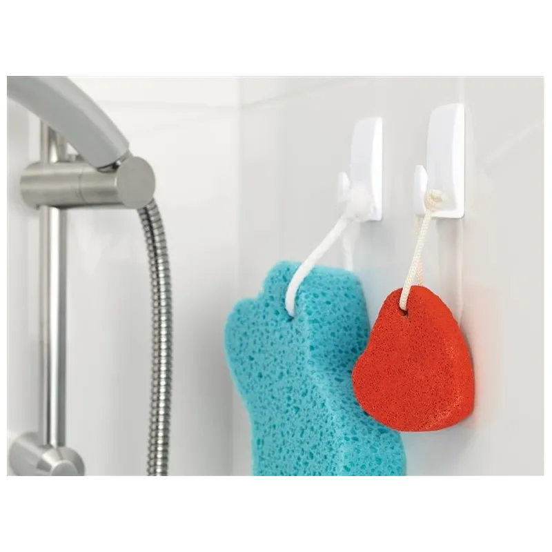 Drēbju āķis Tesa, balta krās.